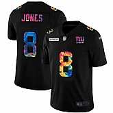 Nike Giants 8 Daniel Jones Black Vapor Untouchable Fashion Limited Jersey yhua,baseball caps,new era cap wholesale,wholesale hats